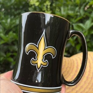 New Orleans Saints NFL Black and Gold Coffee Mug